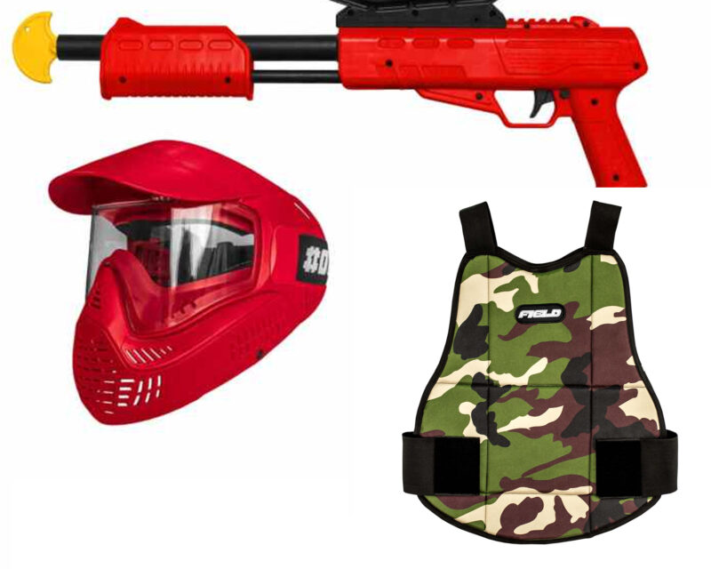Paintball maska i zaštitni prsluk iz Accredo trgovine